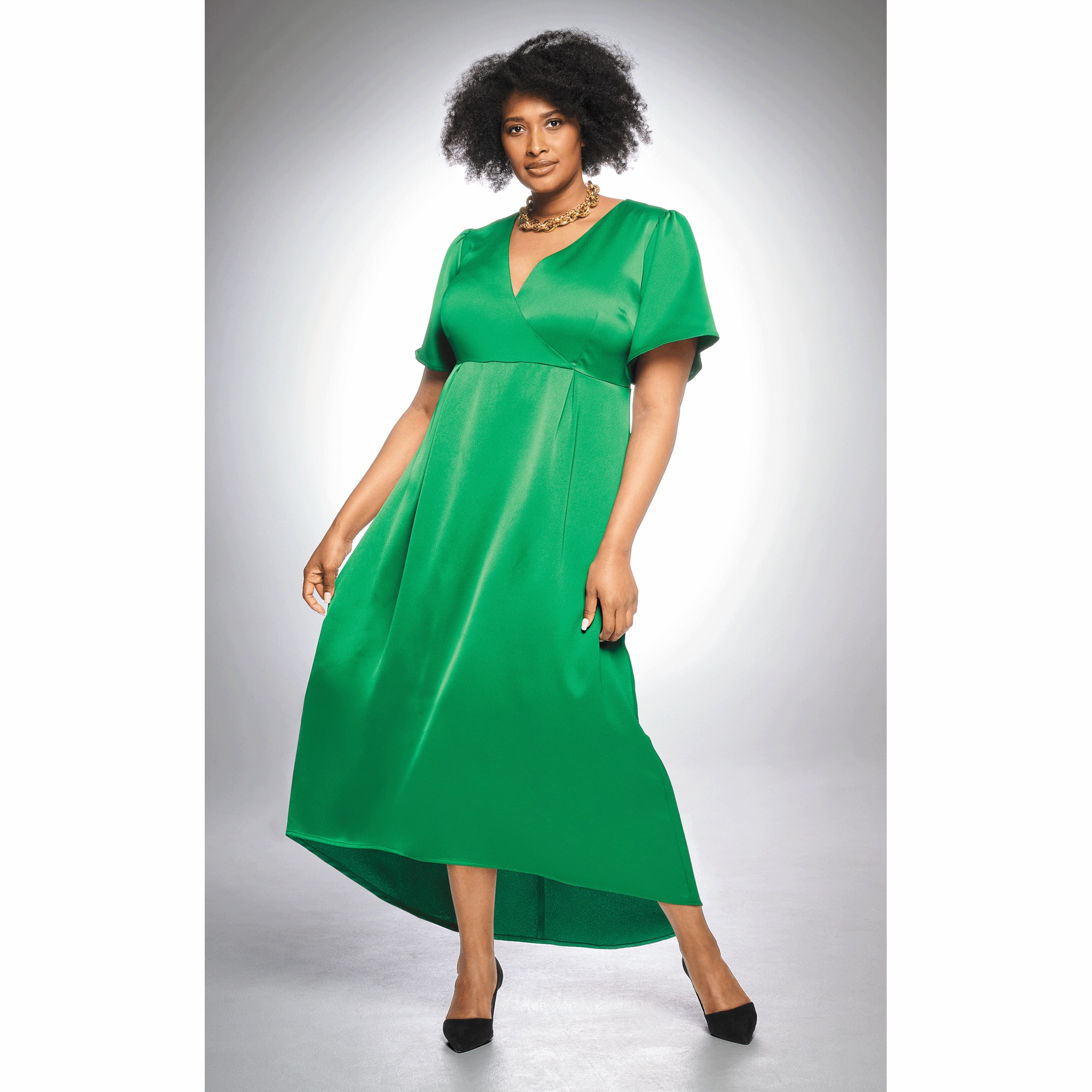 Satin High-Low Dress | Monroe \u0026 Main