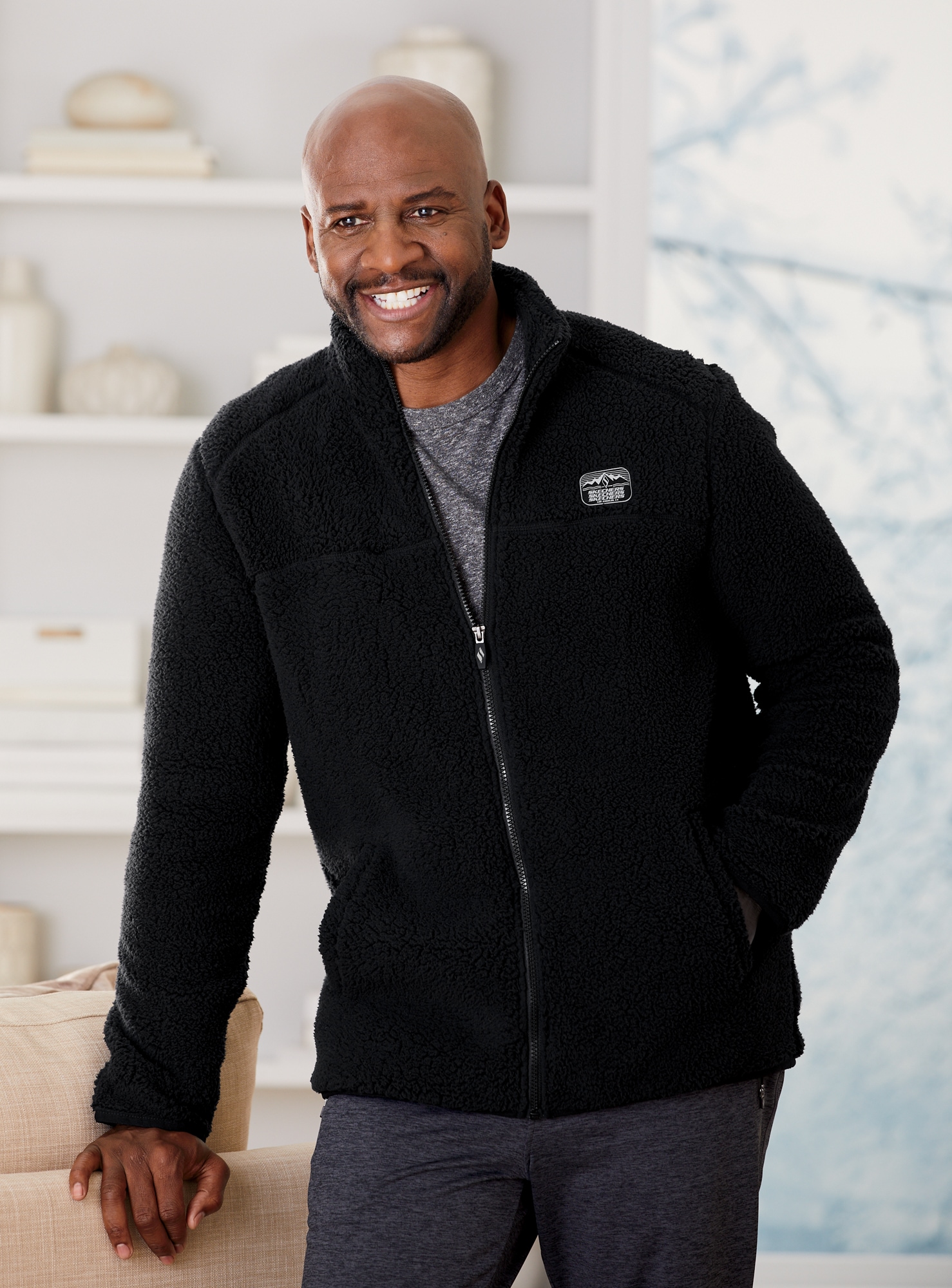 Skechers Men's Sherpa Jacket | Monroe 