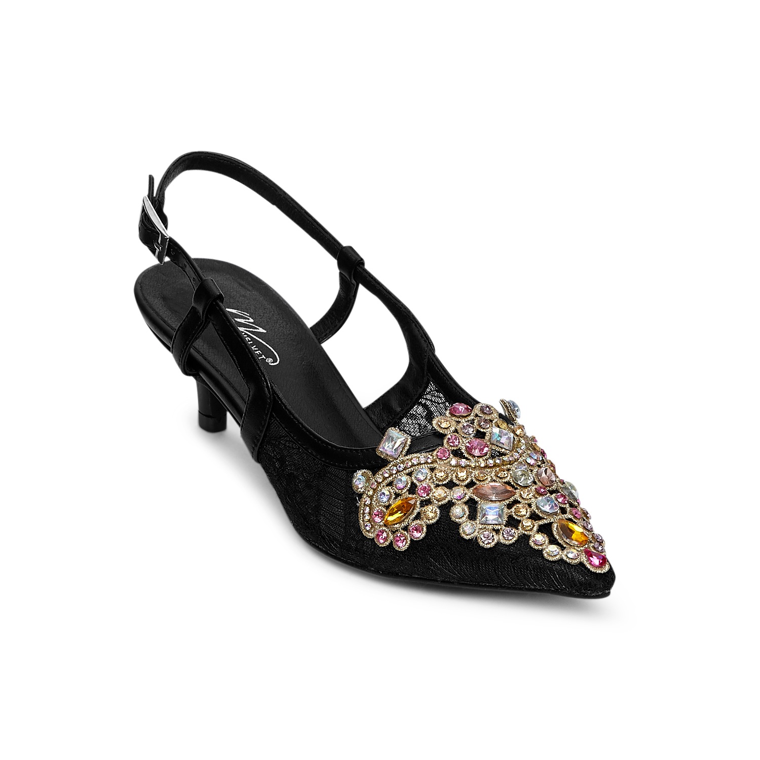 midnight velvet shoes clearance