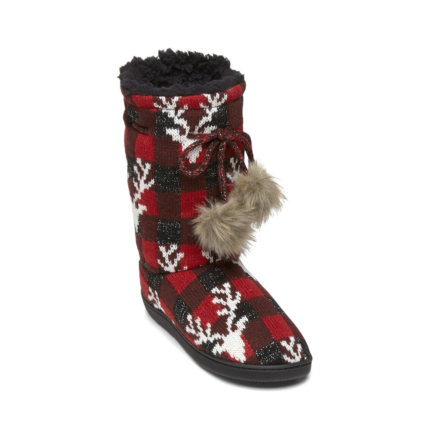 red slipper boots