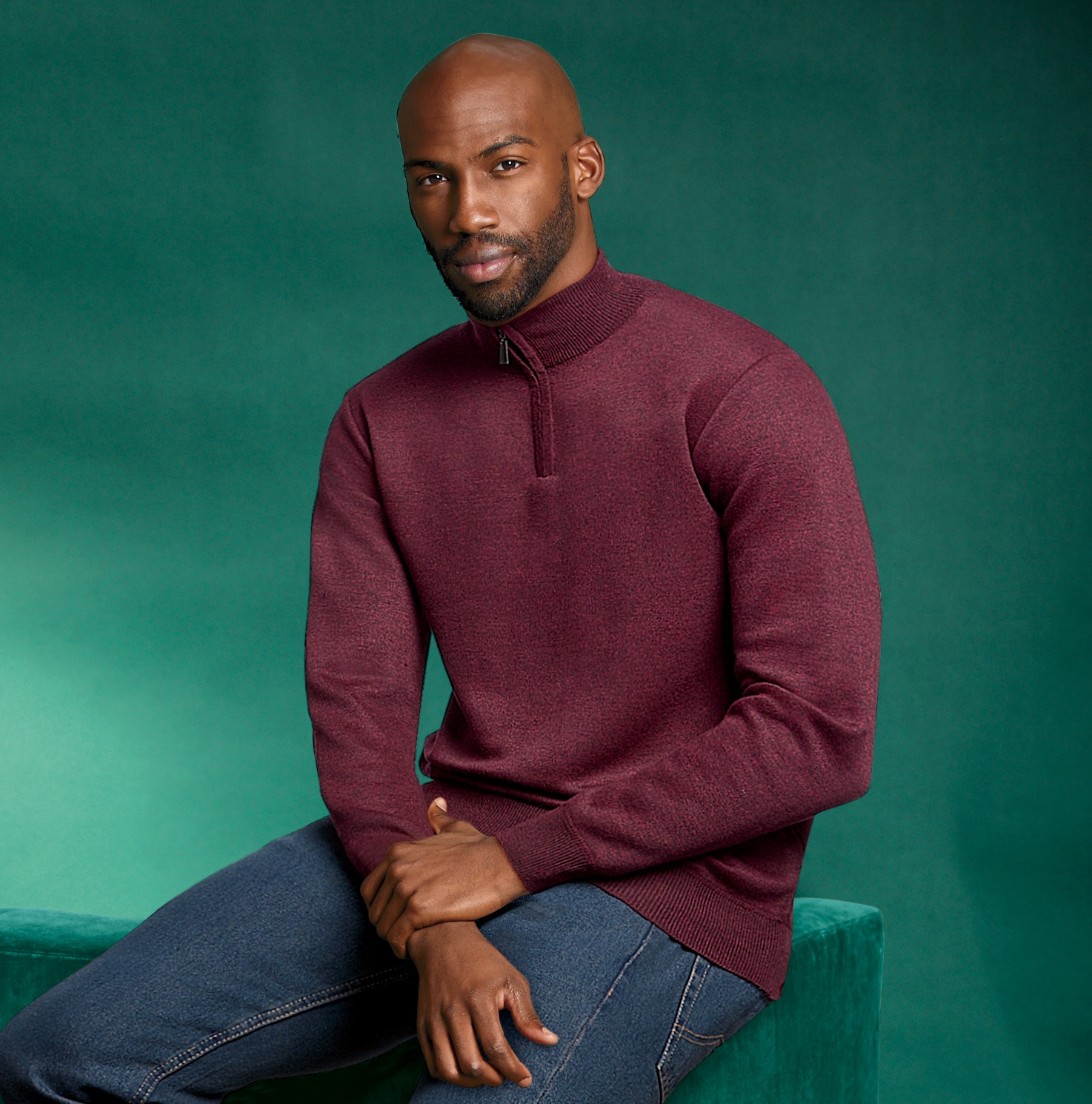 Men's 3-Pack 1/4-Zip Sweater | Monroe 