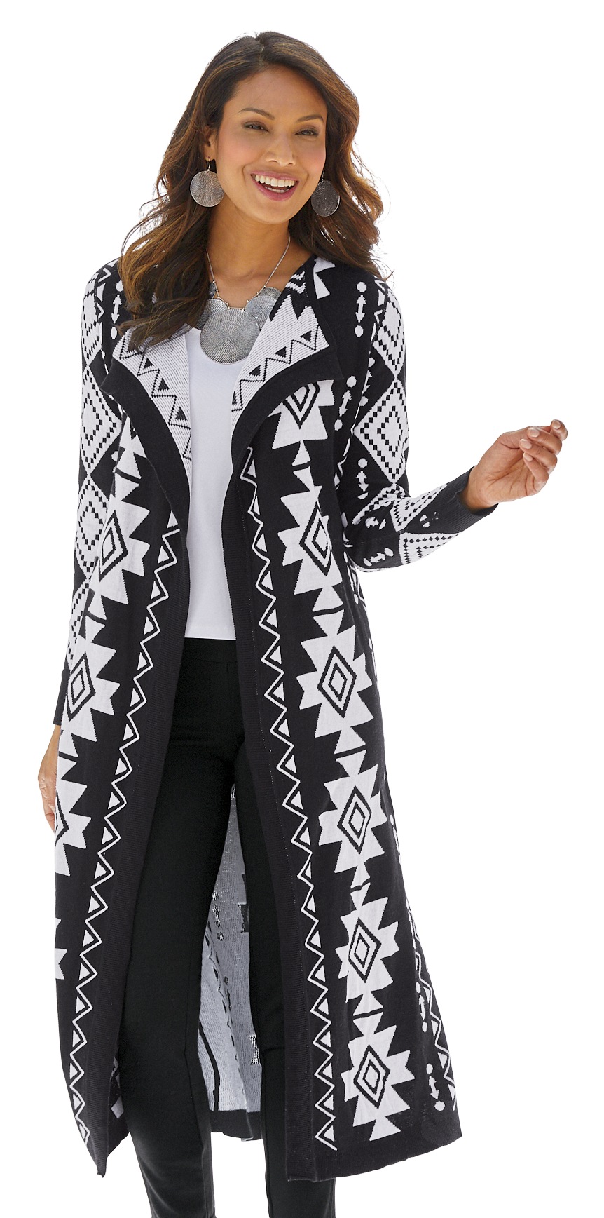 long sweater duster