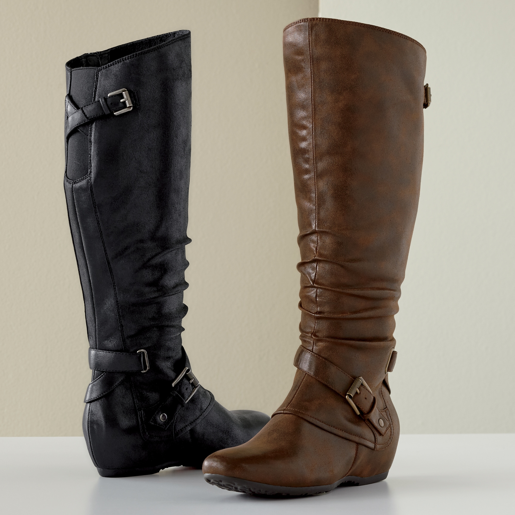 nikkie high branded lace boots