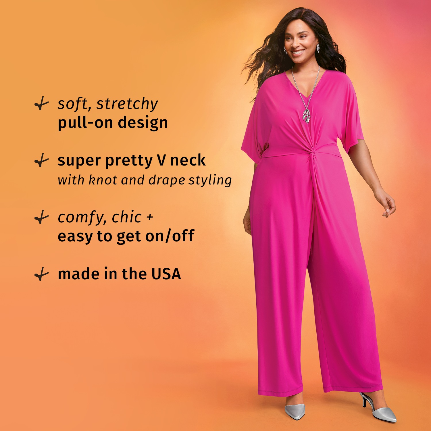 KnotFront Jumpsuit Monroe & Main