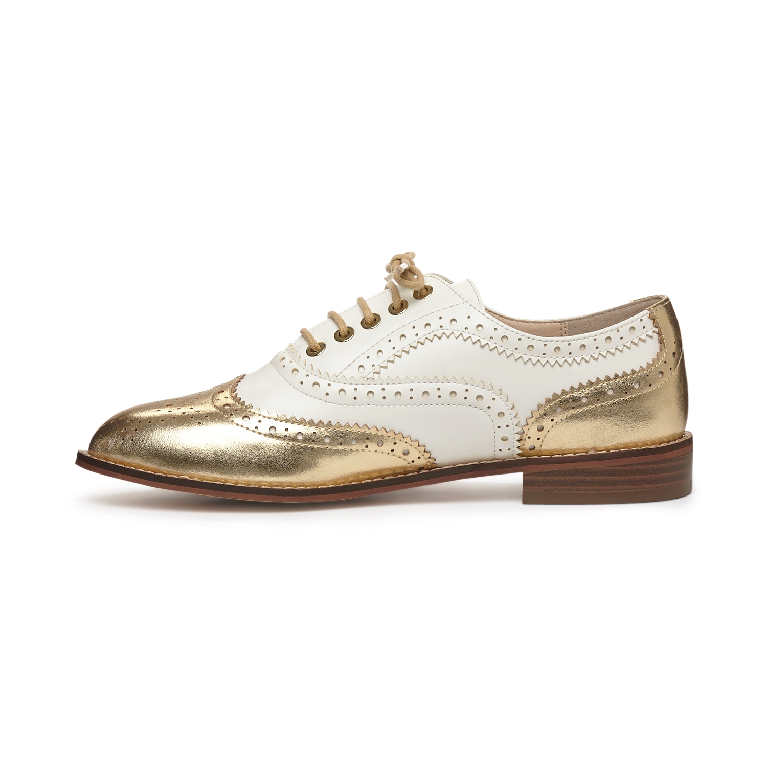 wingtip spectator shoes