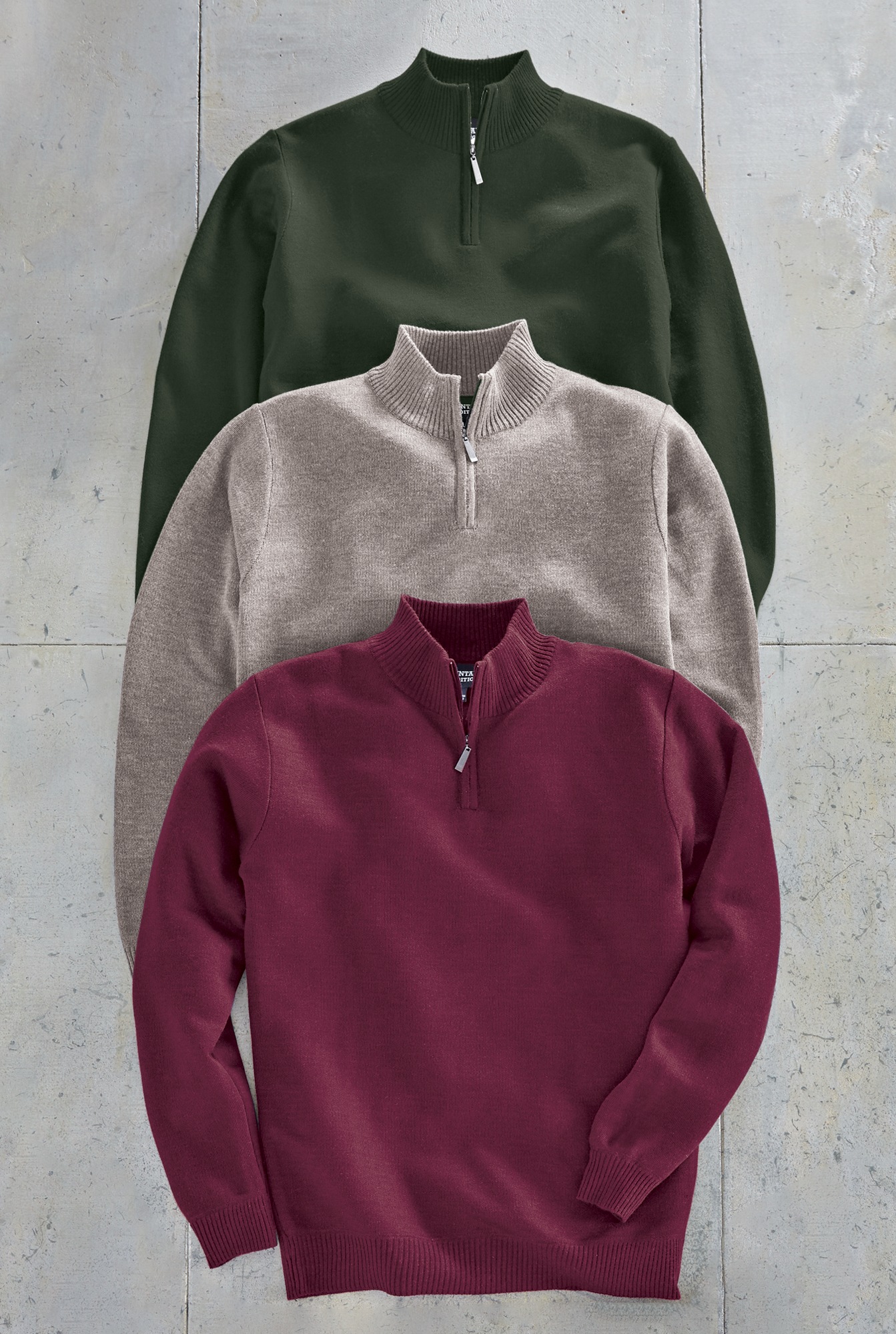 3 quarter zip sweater