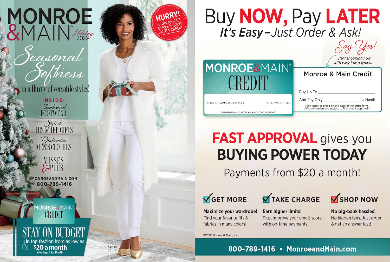 Holiday 2022 Monroe & Main